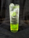 Mint-drenched drink sprite