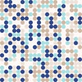 Mint-gold-navy blue, random colored abstract geometric mosaic pattern background Royalty Free Stock Photo