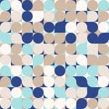 Mint-gold-navy blue, random colored abstract geometric mosaic pattern background Royalty Free Stock Photo