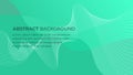Mint gradient background with sleek abstract lines, great for calming and modern design