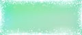 Mint green blog banner background with bokeh border Royalty Free Stock Photo