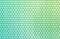Mint green hexagon background with soft gradient honeycomb pattern Royalty Free Stock Photo
