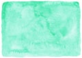 Mint green watercolor background with uneven edges