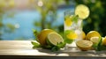 Mint lemonade: refreshment and strengthening of the body