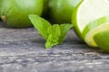 mint lime Royalty Free Stock Photo