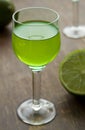 Mint liquor IV Royalty Free Stock Photo