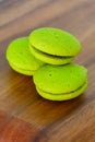 Mint marron cookies Royalty Free Stock Photo