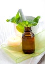 Mint oil Royalty Free Stock Photo