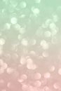 Mint and pink glittering background Royalty Free Stock Photo