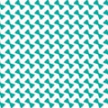 Mint seamless blue unique bow tie pattern, vector illustration