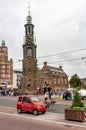 Mint Tower (Munttoren) in Amsterdam, Netherlands Royalty Free Stock Photo