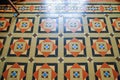 Minton Victorian floor tiles in Menezes Braganza Pereira Old House colonial