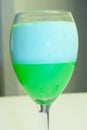 Minty Drink with Whipped Cream