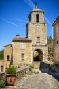 The minuscule old hilltop village of Maubec-Vieux. Luberon, Provence, France Royalty Free Stock Photo