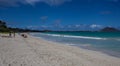 Beautiful Scenic Tropical Kailua Beach Oahu Hawaii Royalty Free Stock Photo
