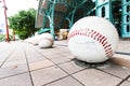 Baseball`s Outside of Minute Maid Stadium