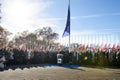 Minute of silence in tribute to the victims of Paris, Council of Royalty Free Stock Photo