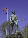Minuteman Statue Royalty Free Stock Photo