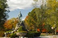 Minuteman Statue & Battle Green Royalty Free Stock Photo