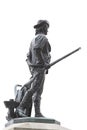 Minuteman Statue Royalty Free Stock Photo