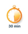 30 minutes clock icon