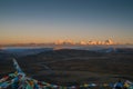 Minya Konka snow mountain and plateau scenery in Western Sichuan, China