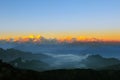 Minya Konka Sunrise with sea of clouds