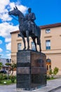 Field Marshal Vojvoda Zivojin Misic, monument in Mionica Royalty Free Stock Photo