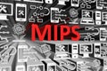 MIPS concept blurred background