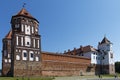 Mir, Belarus - June 30, 2024: Mir Castle Complex is a UNESCO World Heritage site in Mir town. Royalty Free Stock Photo