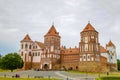 Mir, Belarus, June 4, 2019: View on Castle Mir in Republic Belarus at daytime Royalty Free Stock Photo