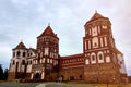 Mir, Belarus - May 25, 2019: View Castle Mir in Belarus