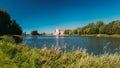 Mir Belarus. Panoramic view of Mir Castle complex ancient monument Royalty Free Stock Photo