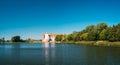 Mir Belarus. Panoramic View Of Mir Castle Complex Ancient Monument Royalty Free Stock Photo