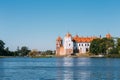 Mir, Belarus. View Of Mir Castle Complex, Ancient Monument, Unes Royalty Free Stock Photo