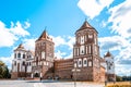 Mir castle complex in the small town Mir. Royalty Free Stock Photo