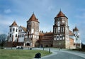 Mir Castle Complex is a UNESCO World Heritage site in Mir town, Belarus Royalty Free Stock Photo
