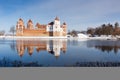 Mir Castle in Minsk region is ancient heritage of Belarus. UNESCO World Heritage.