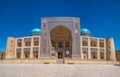 Mir-i Arab Madrasa at the Poi Kalan complex in Bukhara, Uzbekistan