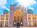 Mir-i Arab Madrassah. A view of Miri Arab Madrasah in Bukhara, Uzbekistan