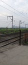Mira road railway track train
