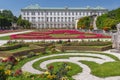 Mirabell Gardens and Mirabell Palace, Salzburg Austria Royalty Free Stock Photo