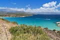 Mirabello bay at Crete island in Greece Royalty Free Stock Photo