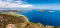 Mirabello Bay and Pseira Island, Sitia, Crete, Greece Royalty Free Stock Photo