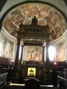 Reliquary containing the chains of St Peter at the Church of San Pietro in Vincoli