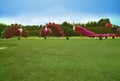 Miracle Garden in Dubai Royalty Free Stock Photo