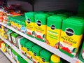 Miracle-gro plant food products at store