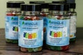 Indianapolis - Circa March 2019: Miracle Nutritional Products CBD Cannabidiol Gummies. The popularity of CBD has skyrocketed XII