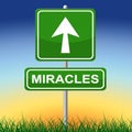 Miracles Sign Indicates Message Religion And Belief
