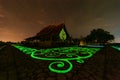 Miraculous Temple Sirindhorn Wararam Phu Prao in Ubon Ratchathani Province, Thailand